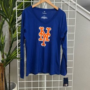 NY Mets women’s v neck size Medium NWT